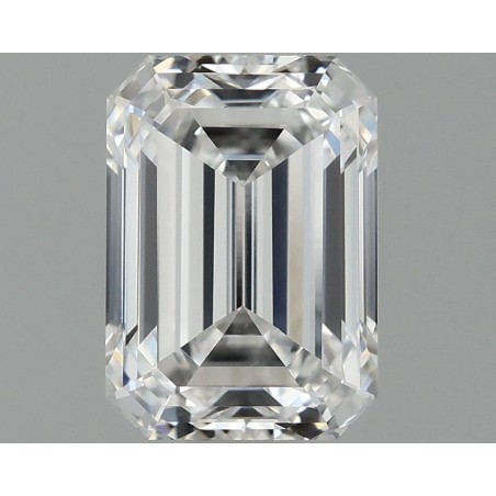 Diament laboratoryjny bezbarwny szlif szmaragdowy, 1.09ct, VVS2, D, IGI LG713581622